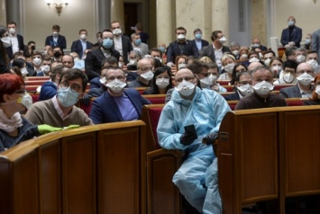 Николаевский нардеп Негулевский пришел в парламент в полной коронавирусной экипировке