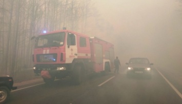 К ликвидации пожаров в Житомирской области привлекли военную технику