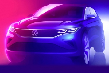 Обновленный Volkswagen Tiguan: первый тизер