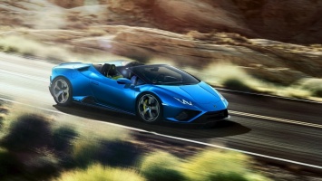 Lamborghini презентовал заднеприводный гиперкар Huracan EVO RWD Spyder: видео