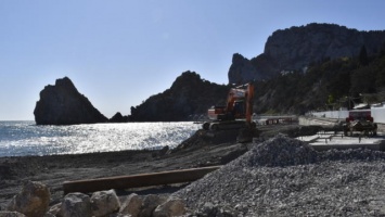 Реконструкцию берегоукрепительных сооружений в Симеизе планируют завершить к декабрю