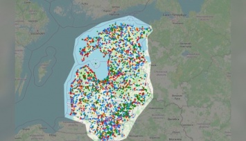 Все туристические места Балтии нанесли на единую онлайн-карту