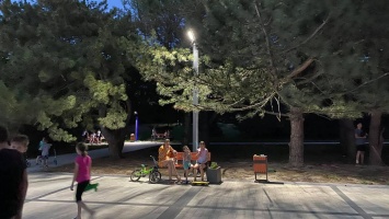 В 40 километрах от Энергодара появились музыкальный фонтан со световым шоу и скейтпарк