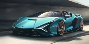Lamborghini Sian Roadster: гибридная песня атмосферного V12