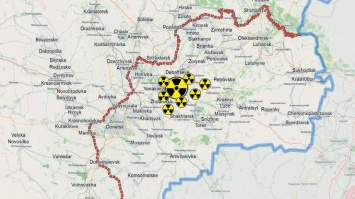 В Донецкой области боевики затопили место ядерного взрыва (фото)
