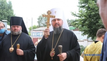 Глава ПЦУ Епифаний освятил новый храм в Харьковской области