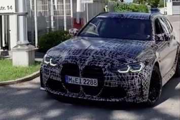 BMW впервые показала на видео универсал M3 Touring
