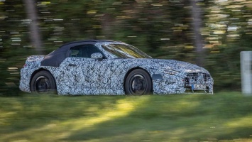 Новый родстер Mercedes-AMG SL тестируют на общедоступных магистралях (ФОТО)