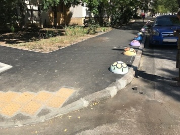В Одессе, на улице Композитора Нищинского, отремонтировали тротуар