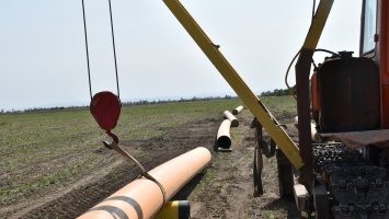 В Нижнегорском районе проверили ход строительства сетей газоснабжения в село Садовое