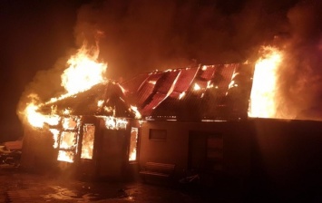 Под Одессой из-за новогодней гирлянды сгорел дом