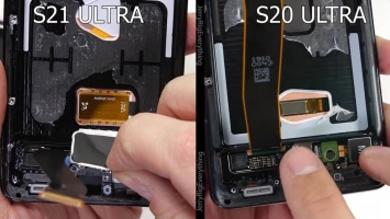 Канал JerryRigEverything раскрыл некоторые подробности о сканере отпечатка пальцев в Galaxy S21 Ultra