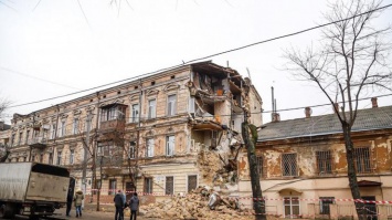 В Одессе обрушилась часть дома-памятника архитектуры
