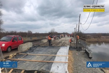 Как проходят ремонтные работы на мосту через реку Северский Донец на выезде из Чугуева (фото)
