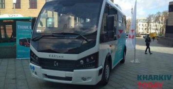 В Харьков привезли турецкие автобусы