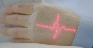 В Японии разработали "электронную кожу", контролирующую показатели здоровья человека