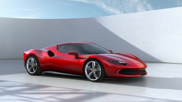 Ferrari представила суперкар с гибридной установкой на основе V6