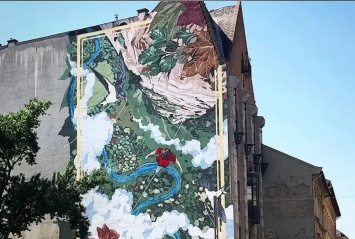 В Будапеште на стенах домов появились эко-граффити - они поглощают смог и помогают дышать (ВИДЕО)
