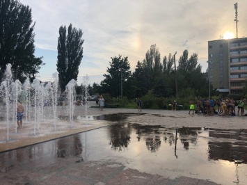 В Скадовске возобновил роботу городской фонтан