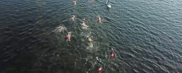 Традиционный заплыв с острова Джарылгач в Скадовск преодолел 41 пловец