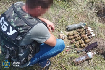 СБУ обнаружила тайник боевиков в Луганской области