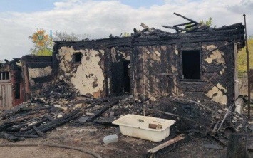 На Харьковщине спасатели четыре часа тушили пожар в частном доме: пожилая хозяйка получила ожоги, - ФОТО