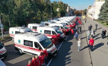 В этом году Павлоградская станция экстренной медпомощи получила 26 новых «скорых»