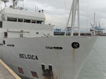 Подаренное Украине исследовательское судно «Бельгика» начало переход в Одессу