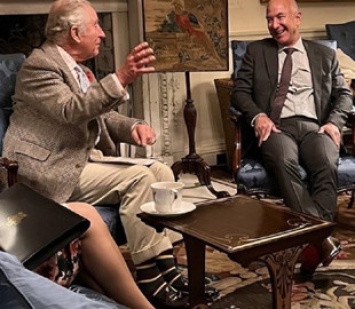 Джефф Безос посетил вечеринку Билла Гейтса и встретился с принцем Чарльзом