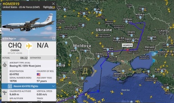 Американская воздушная разведка мониторит Донбасс и Приазовье
