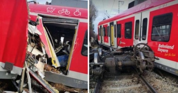 Столкновение пассажирских поездов произошло в Германии (ФОТО)