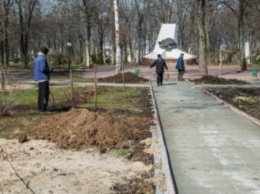 В Харькове начался ремонт памятника чернобыльцам