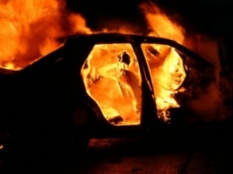 Автомобиль загорелся в Виннице, водитель госпитализирован