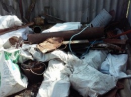В Бахмутском районе полицейские ликвидировали незаконный пункт приема металлолома