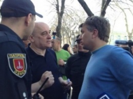 Защитник Стоянова устроил провокацию на акции протеста (ФОТО)