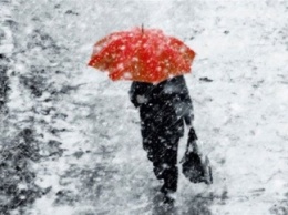 Мокрый снег ожидается в Украине на выходных