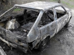 В Кировоградской области пожар уничтожил легковой автомобиль (ФОТО)