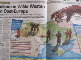 Самая тиражная газета Голландии назвала Украину территорией дикости