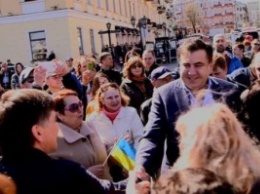 В Одессе Саакашвили и 300 активистов митингуют против назначения в область нового прокурора