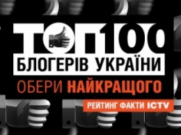 Рейтинг ТОП-100 блогеров - впервые в Украине