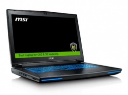 MSI WT72 стал первым ноутбуком с NVIDIA Quadro M5500