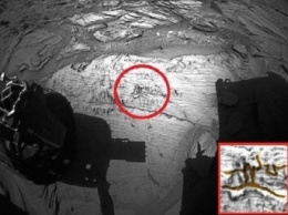 На Марсе обнаружен древний наскальный рисунок бегущего человека