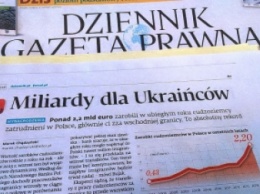 Большая часть из 2 млрд. евро, заработанных иностранцами в Польше в 2015 году, досталась украинцам