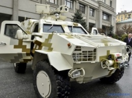 Украинский броневик не выдержал испытаний и треснул