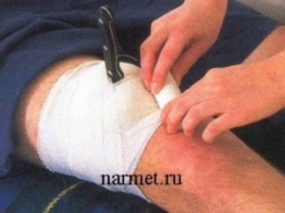 Житель Бердянска получил легкое ранение в ногу