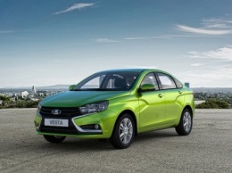 LADA Vesta попала в пятерку самых продаваемых автомобилей в России