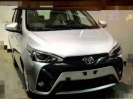 В Сеть попали первые фото обновленной Toyota Yaris L