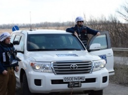 Наблюдатели миссии ОБСЕ попали под обстрел в районе Зайцево
