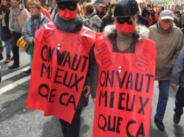 Во Франции во время акции протеста против ограничения прав рабочих произошли столкновения