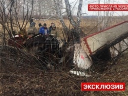 В России снова разбился самолет (фото, видео)